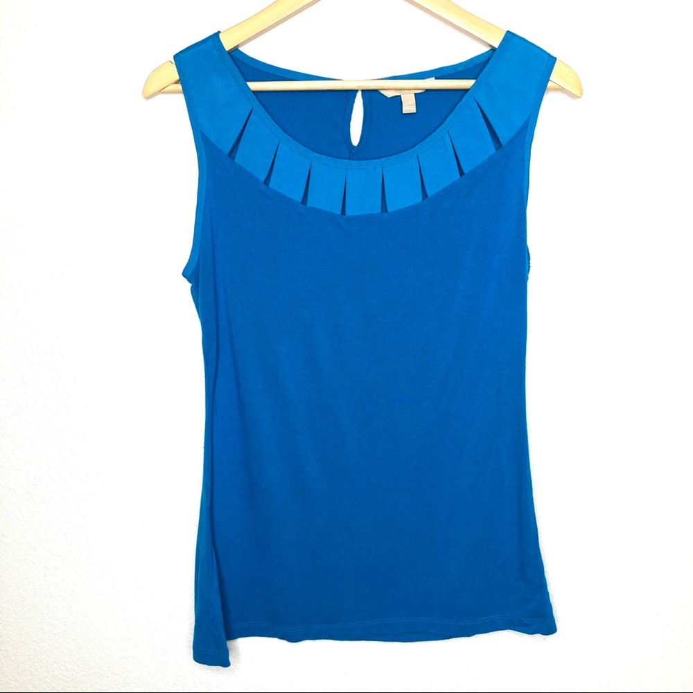Banana Republic Blue Sleeveless Shell Tanktop